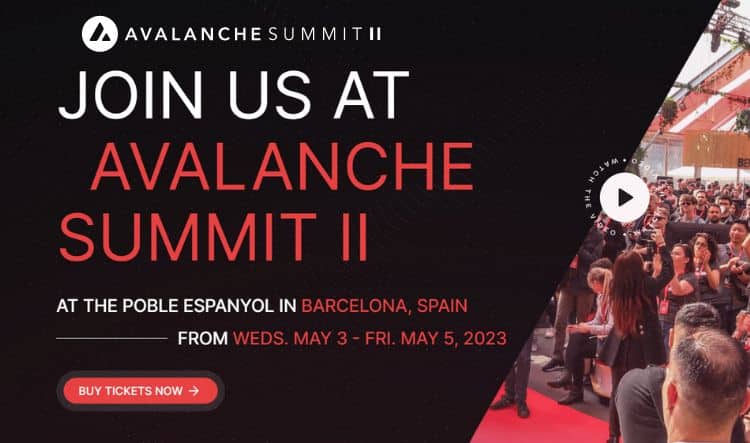 Join Avalanche Summit II with a limited early-bird ticket